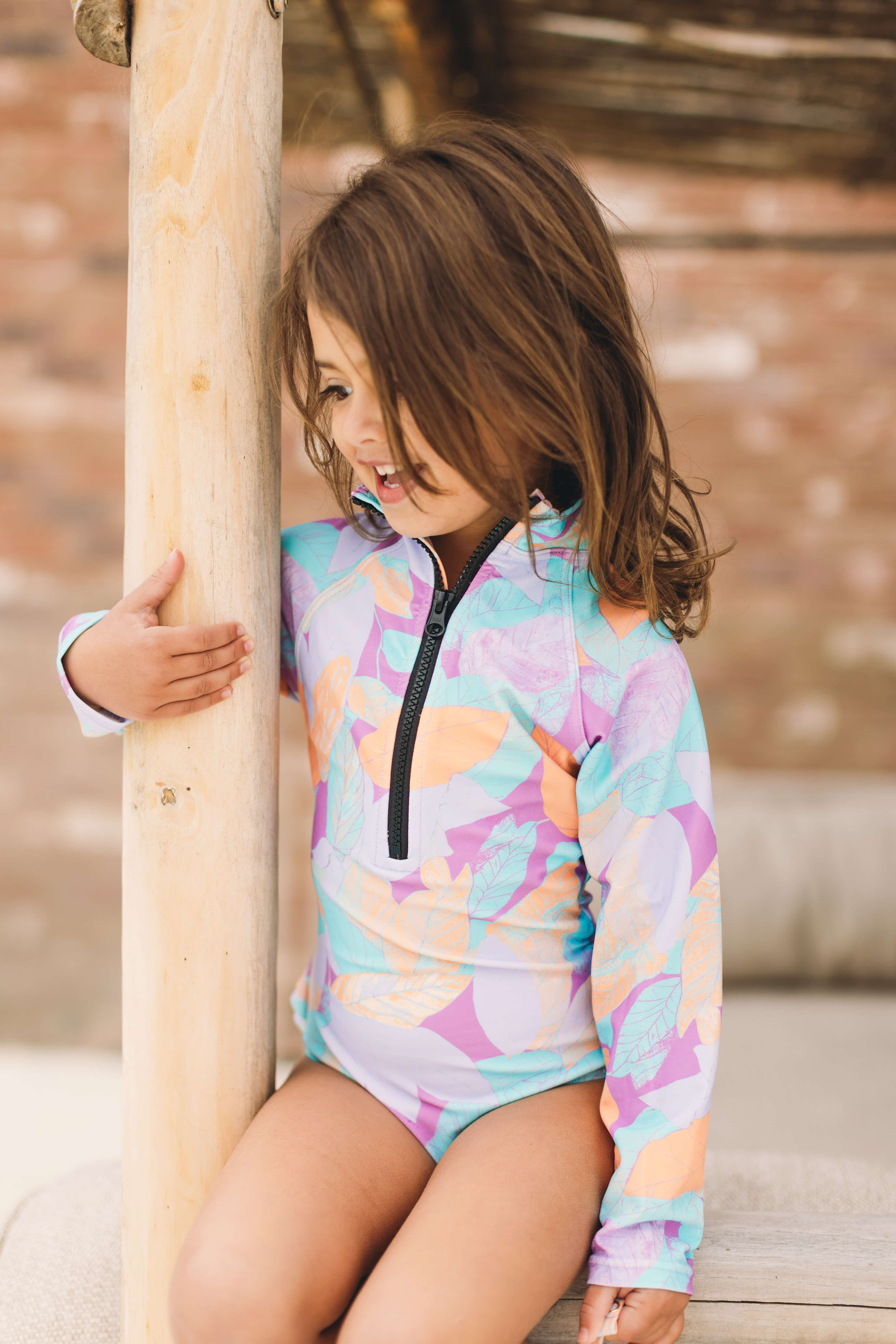 Mini Blake Surfsuit Final Sale -  Pretty Petal