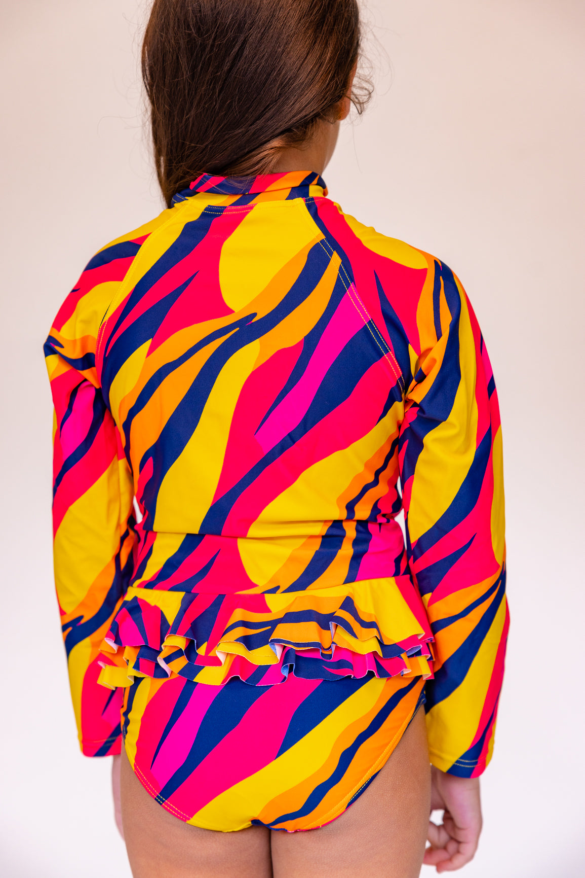 Mini Blake Surfsuit Final Sale -  Sunset Stripe