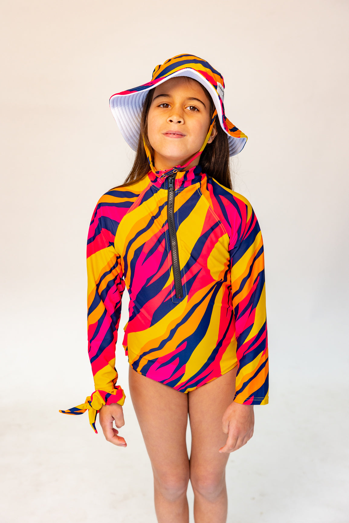 Mini Blake Surfsuit Final Sale -  Sunset Stripe