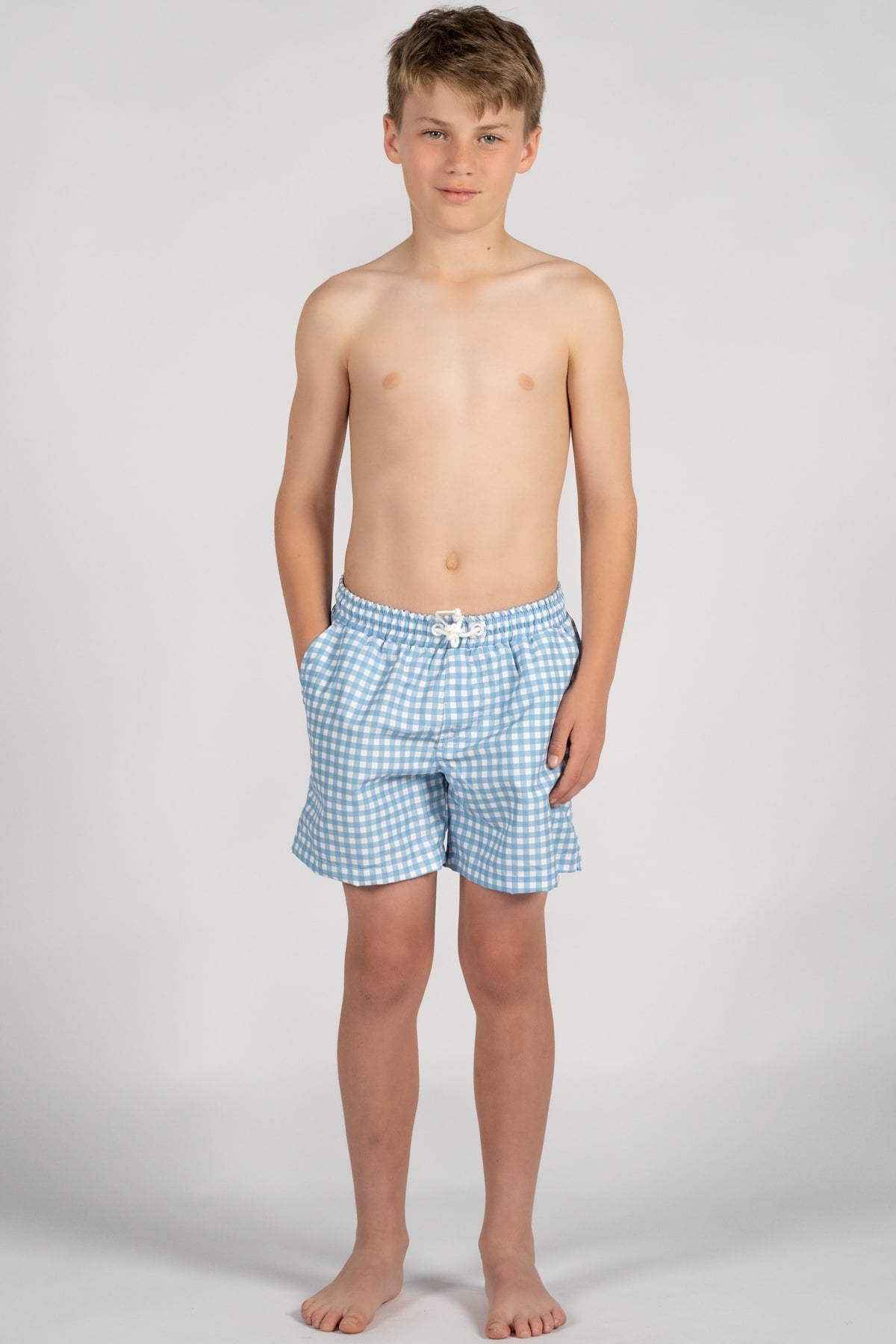 Mini Hank Board Shorts Final Sale - Alice Baby Blue