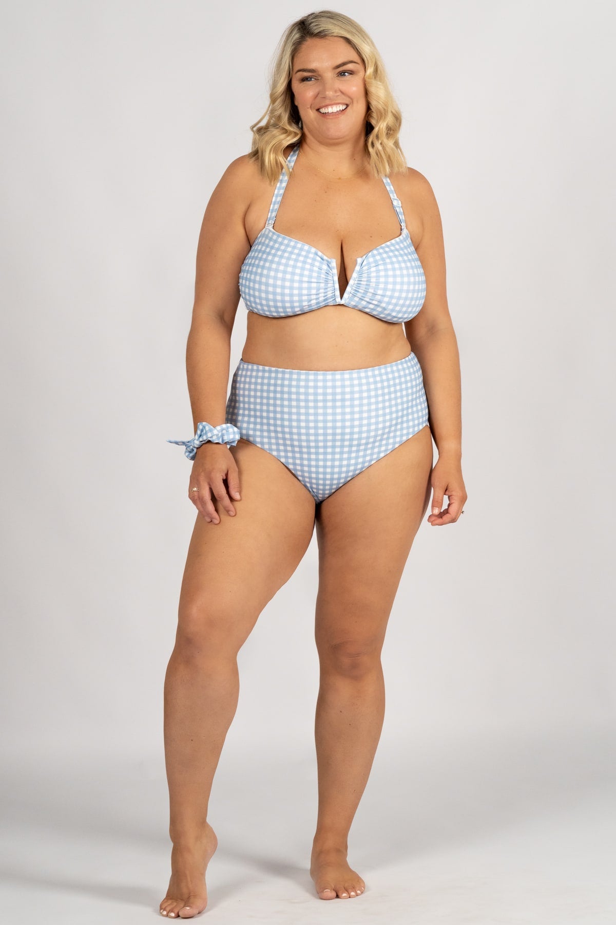 Sadie Bikini Bottom Final Sale - Alice Baby Blue