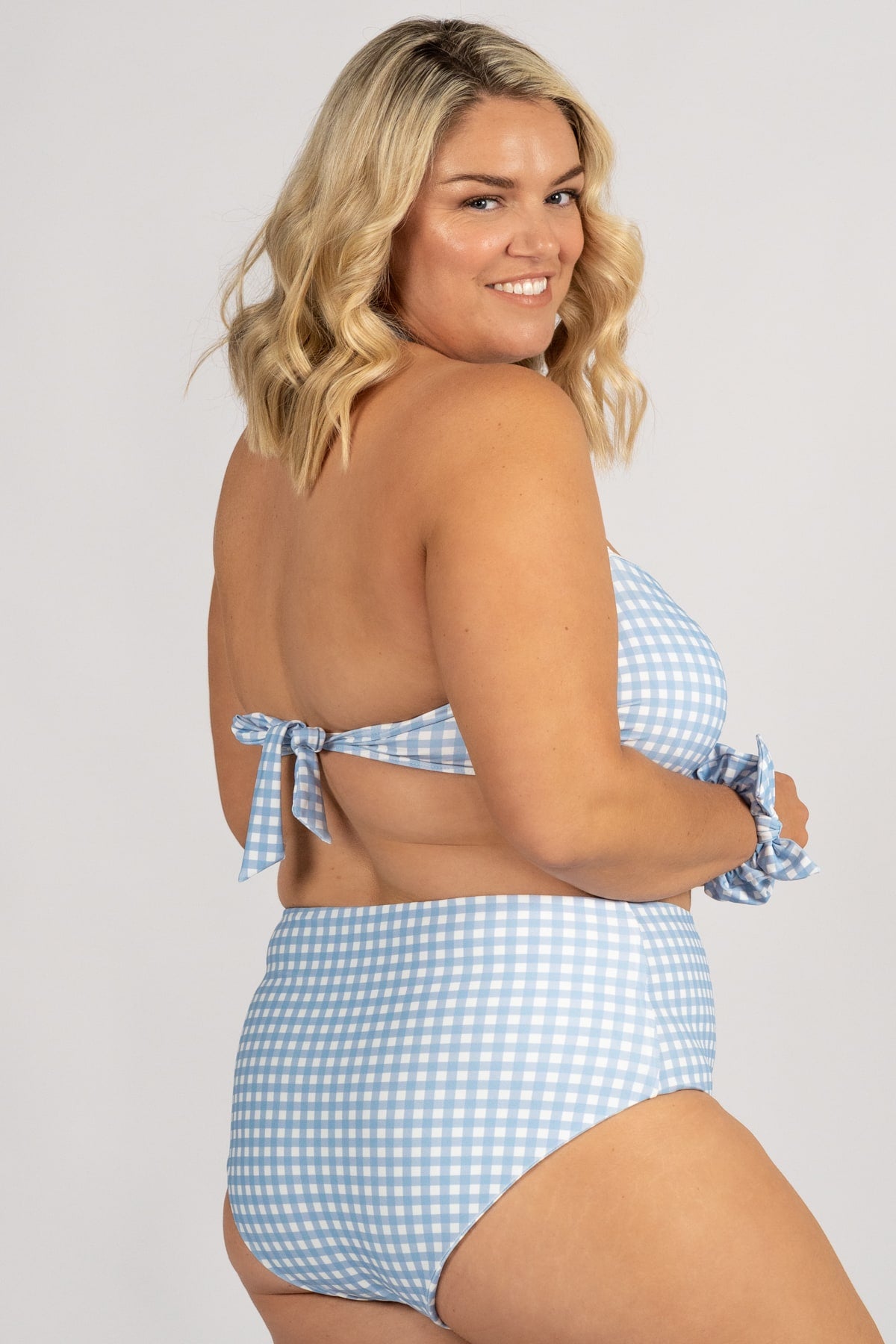 Sadie Bikini Bottom Final Sale - Alice Baby Blue