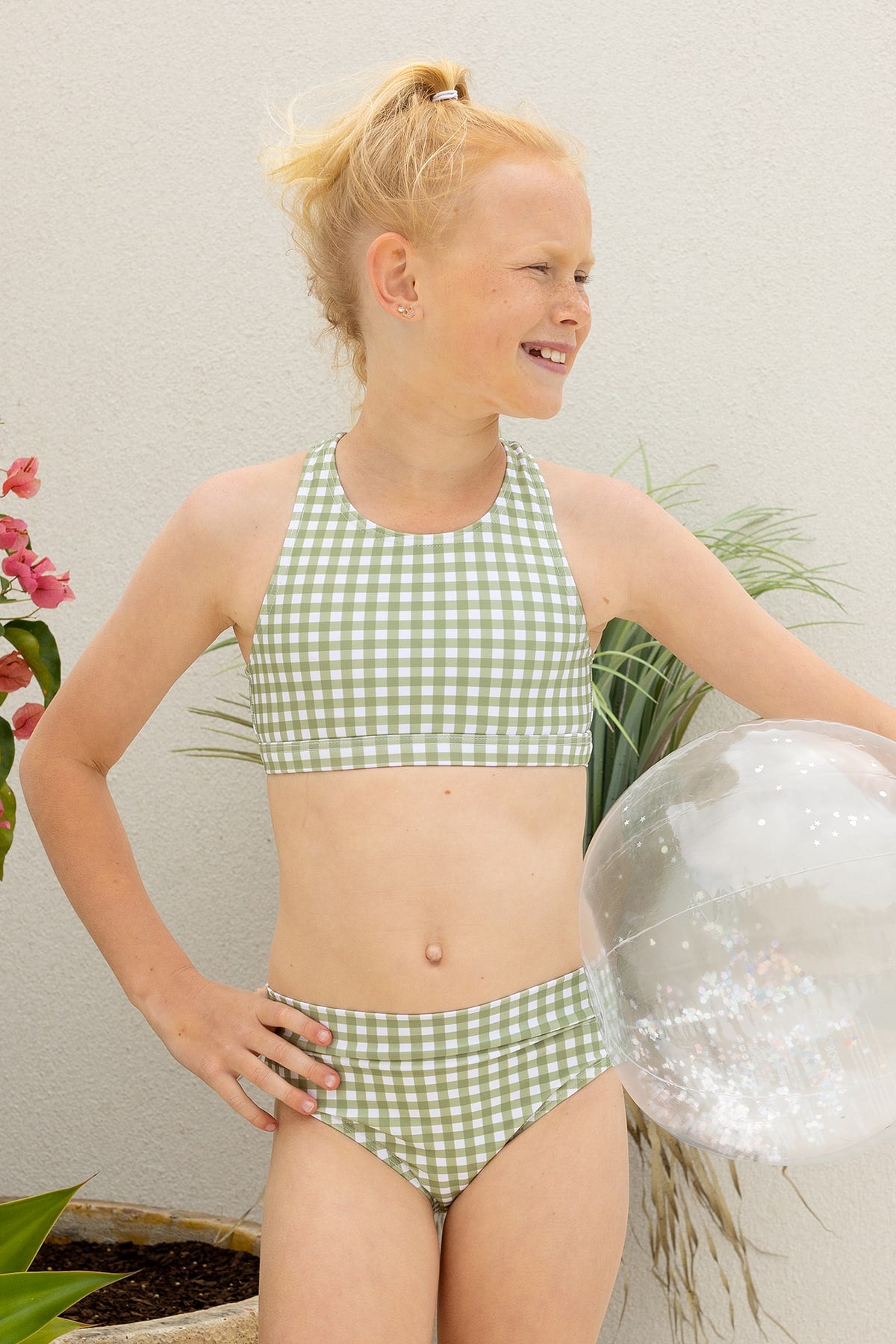 Mini Gia Bikini Set Final Sale - Alice Green Grass