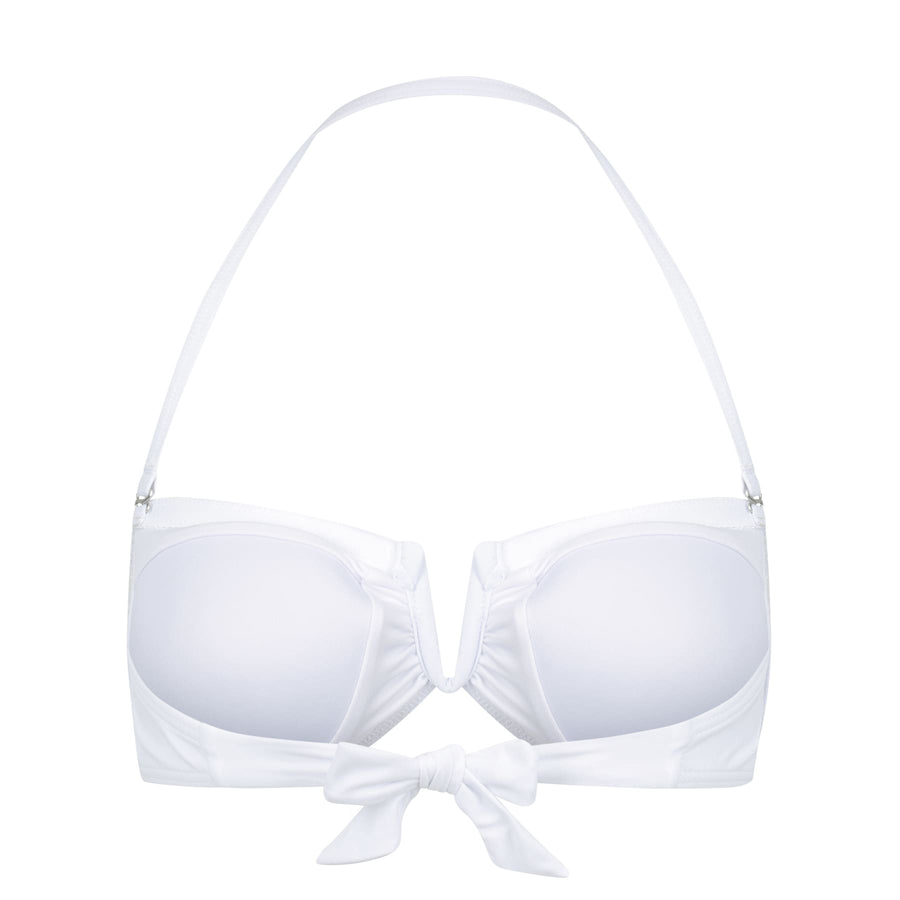 Scarlett Bandeau Top - Fresh White