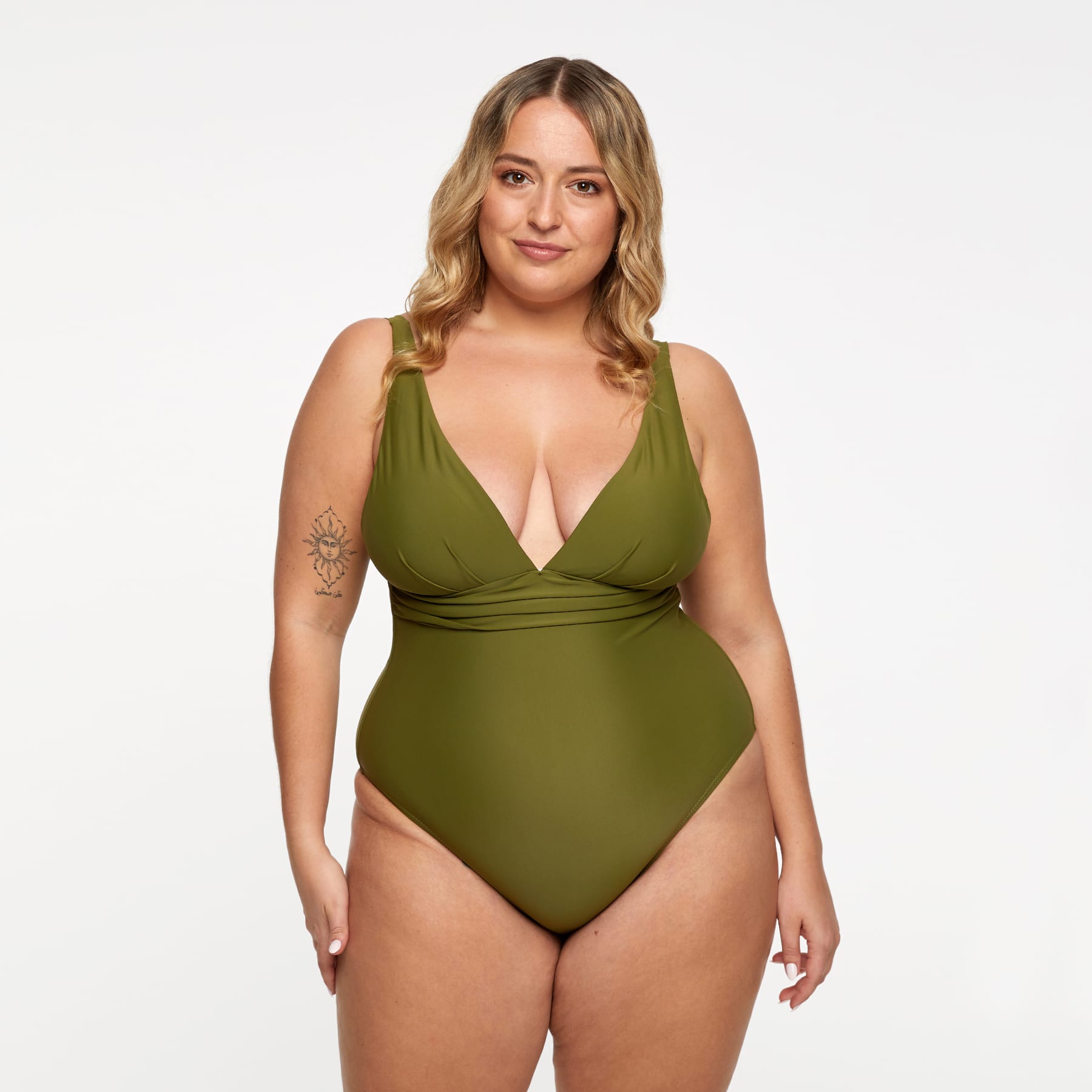 Gwen One Piece Final Sale - Olive Martini