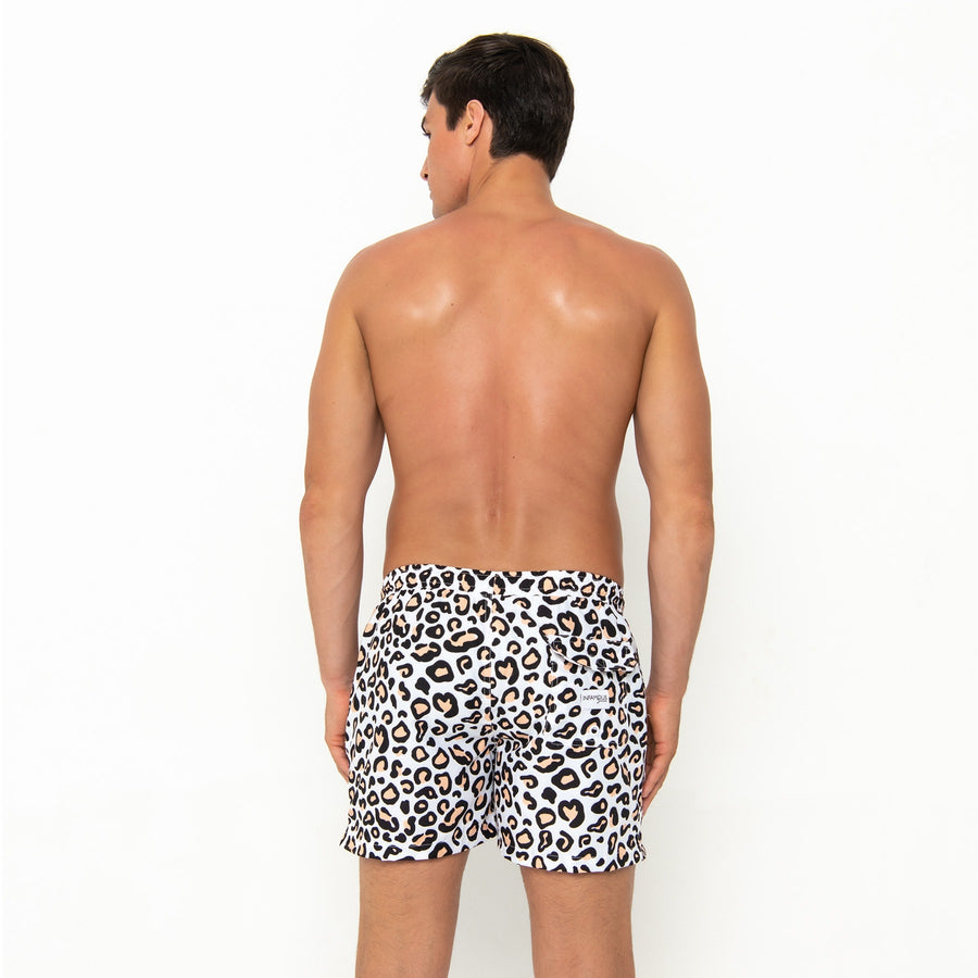 Hank Board Shorts - Safari Leopard