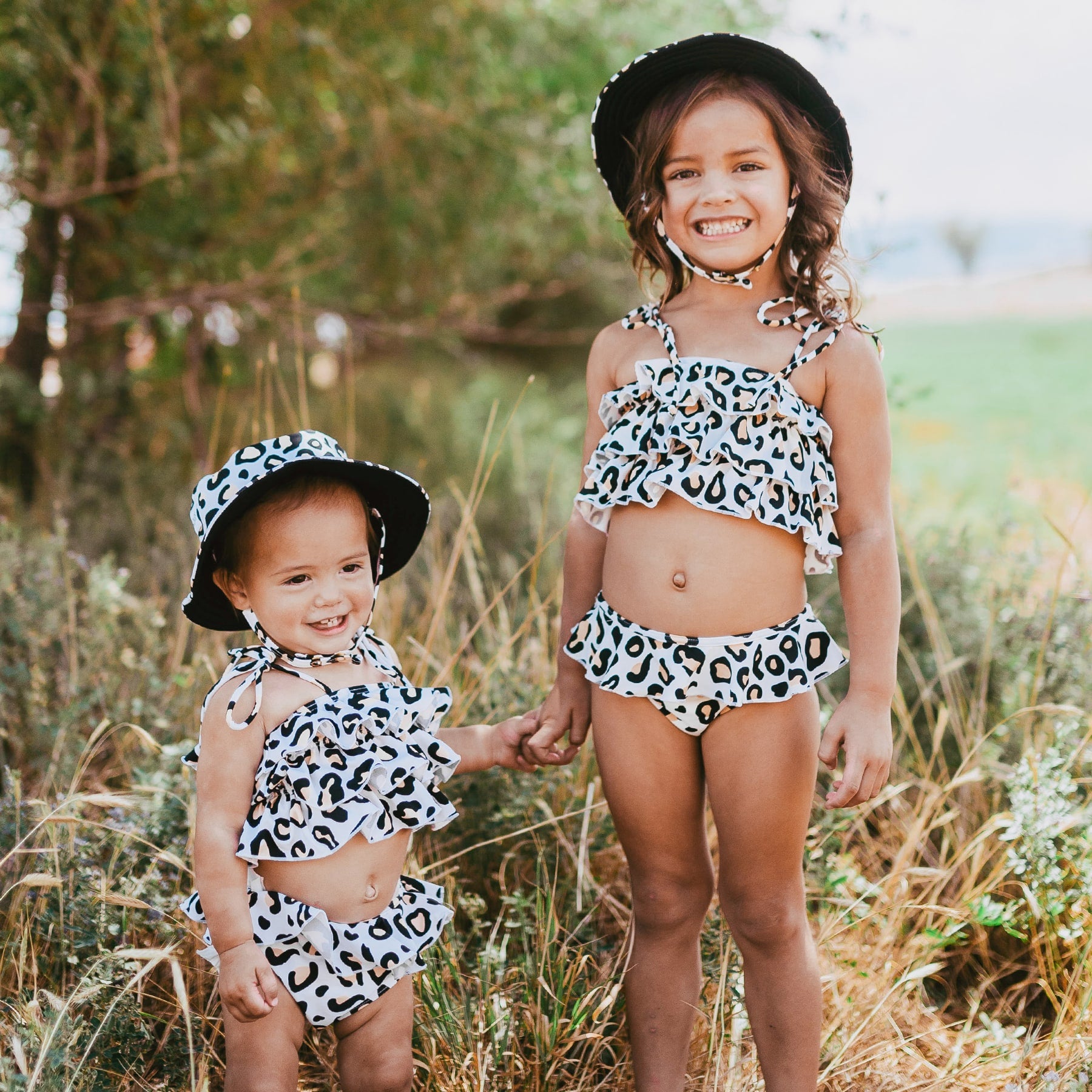 Mini Poppy Bikini Set Final Sale - Safari Leopard