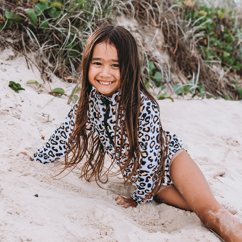 Mini Blake Surfsuit - Safari Leopard