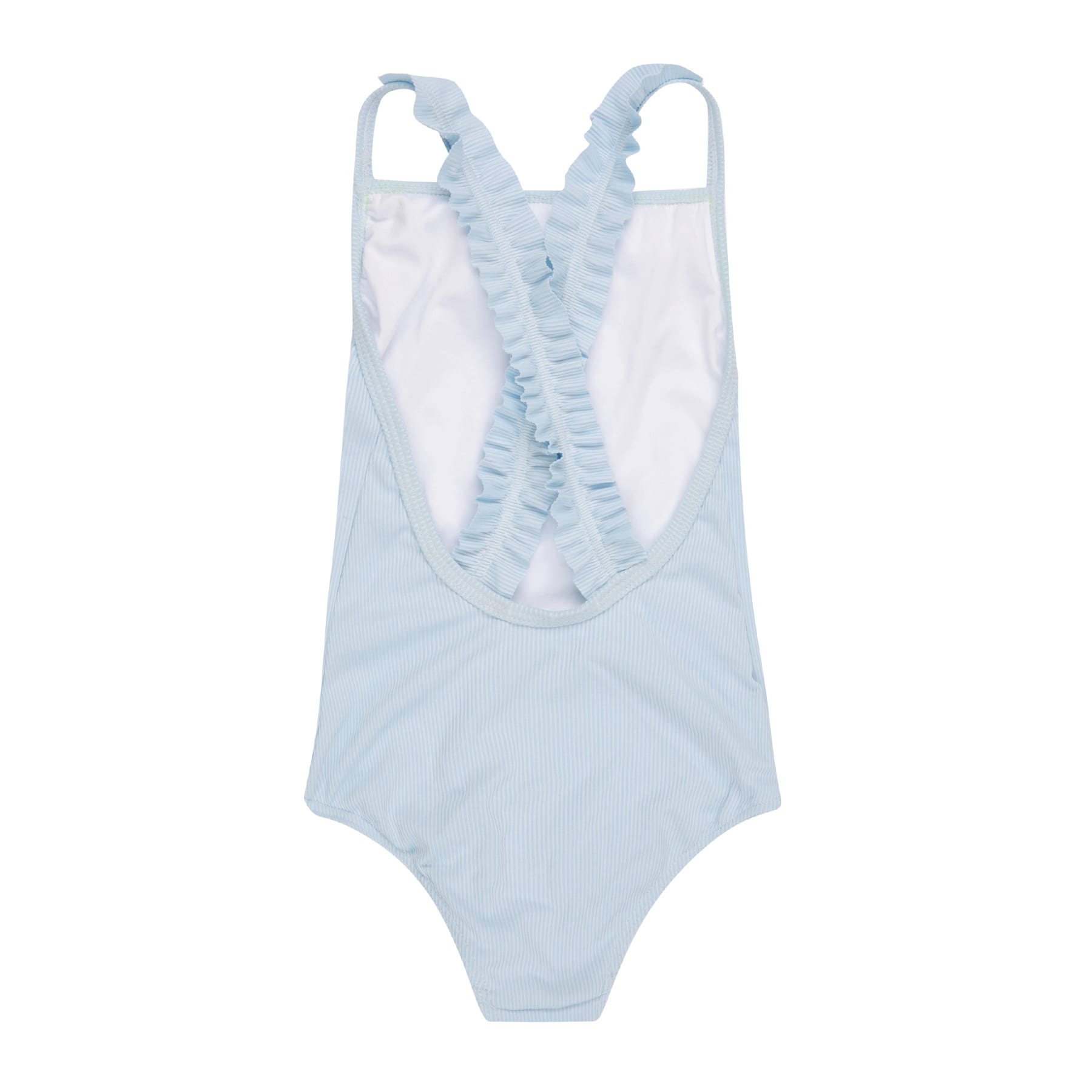 Mini Candice One Piece Final Sale  - Baby Blue Ribbed