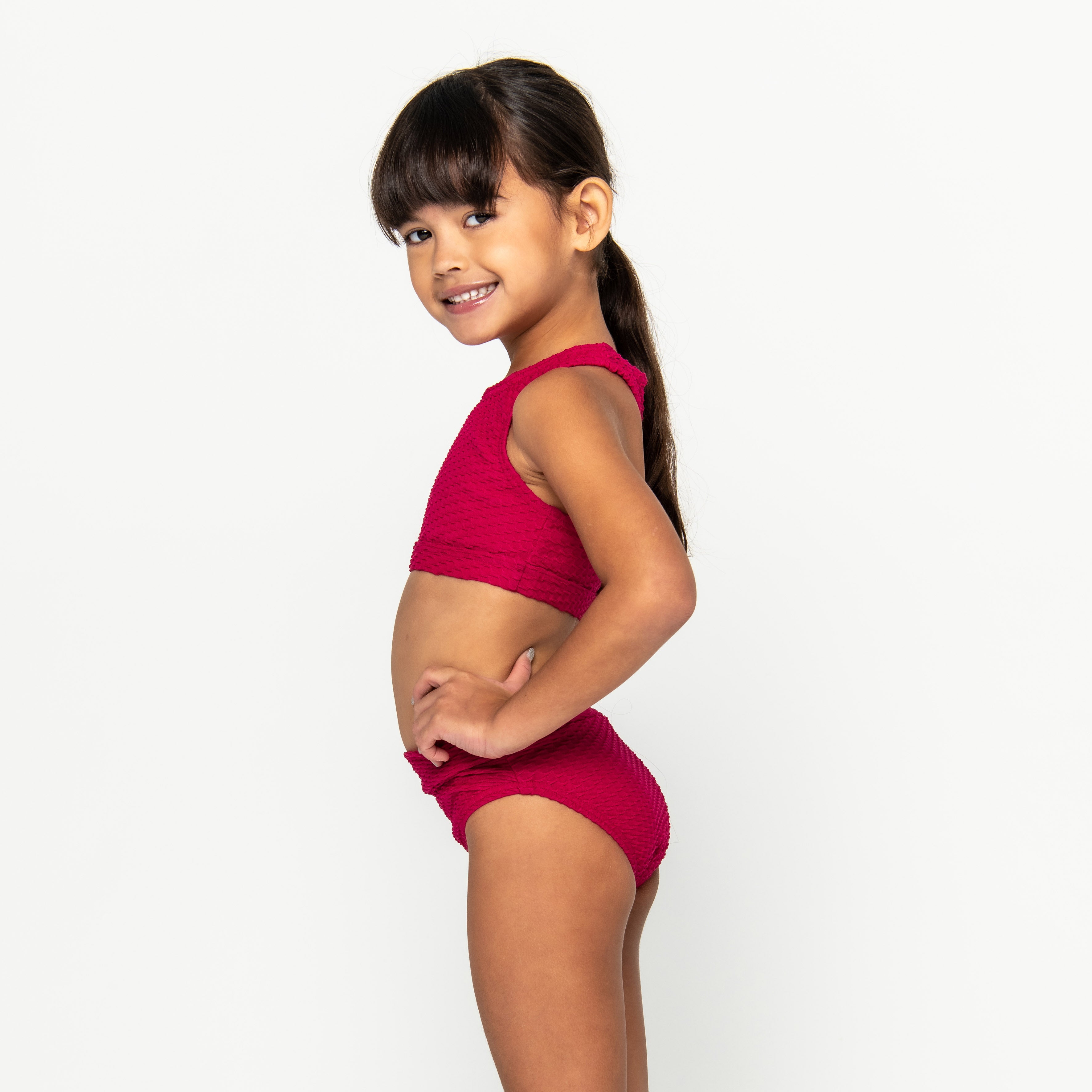 Mini Gia Active Set Final Sale - Ruby Waffle