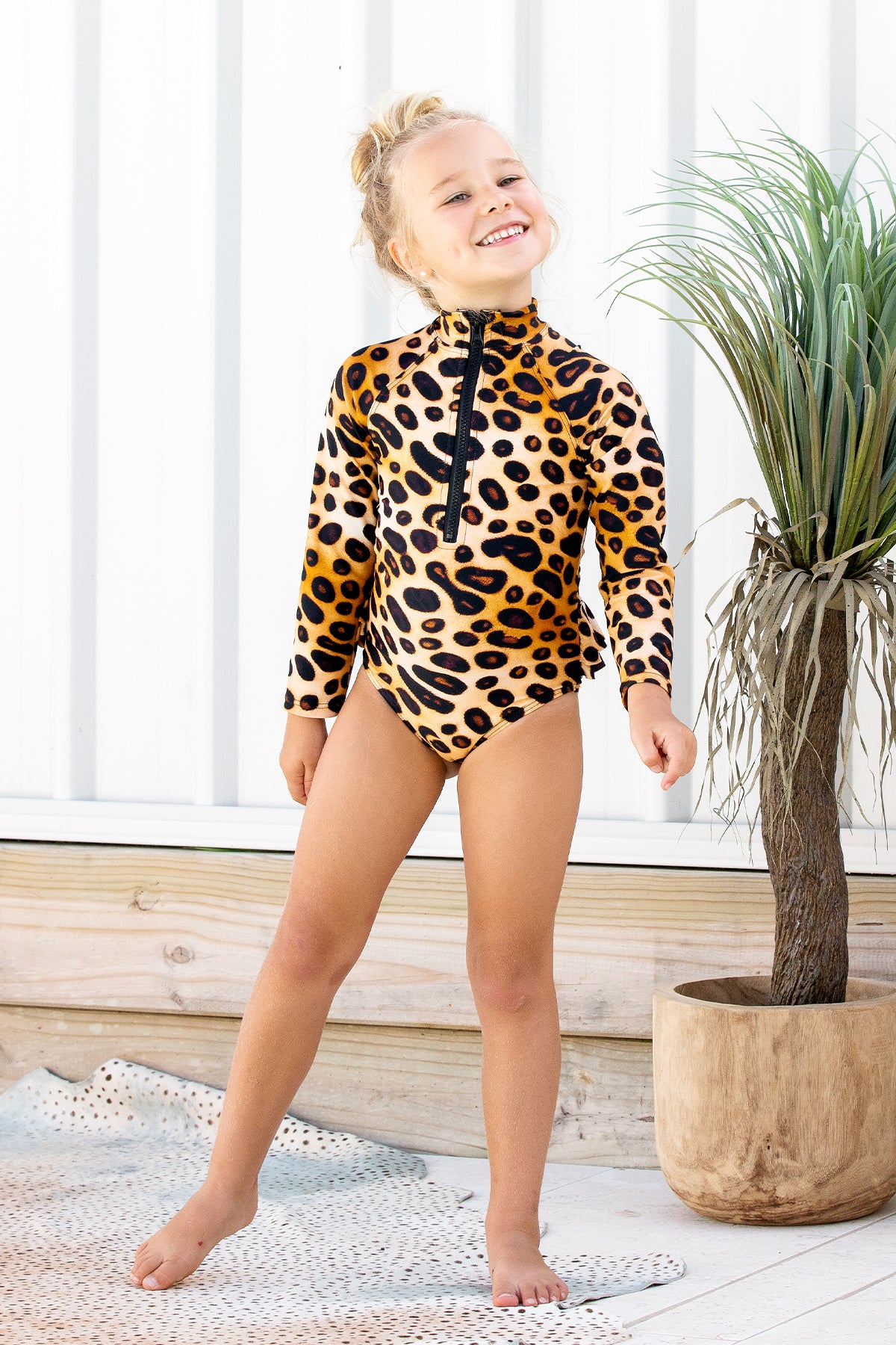 Mini Blake Surfsuit Final Sale -  Cheetah Fever