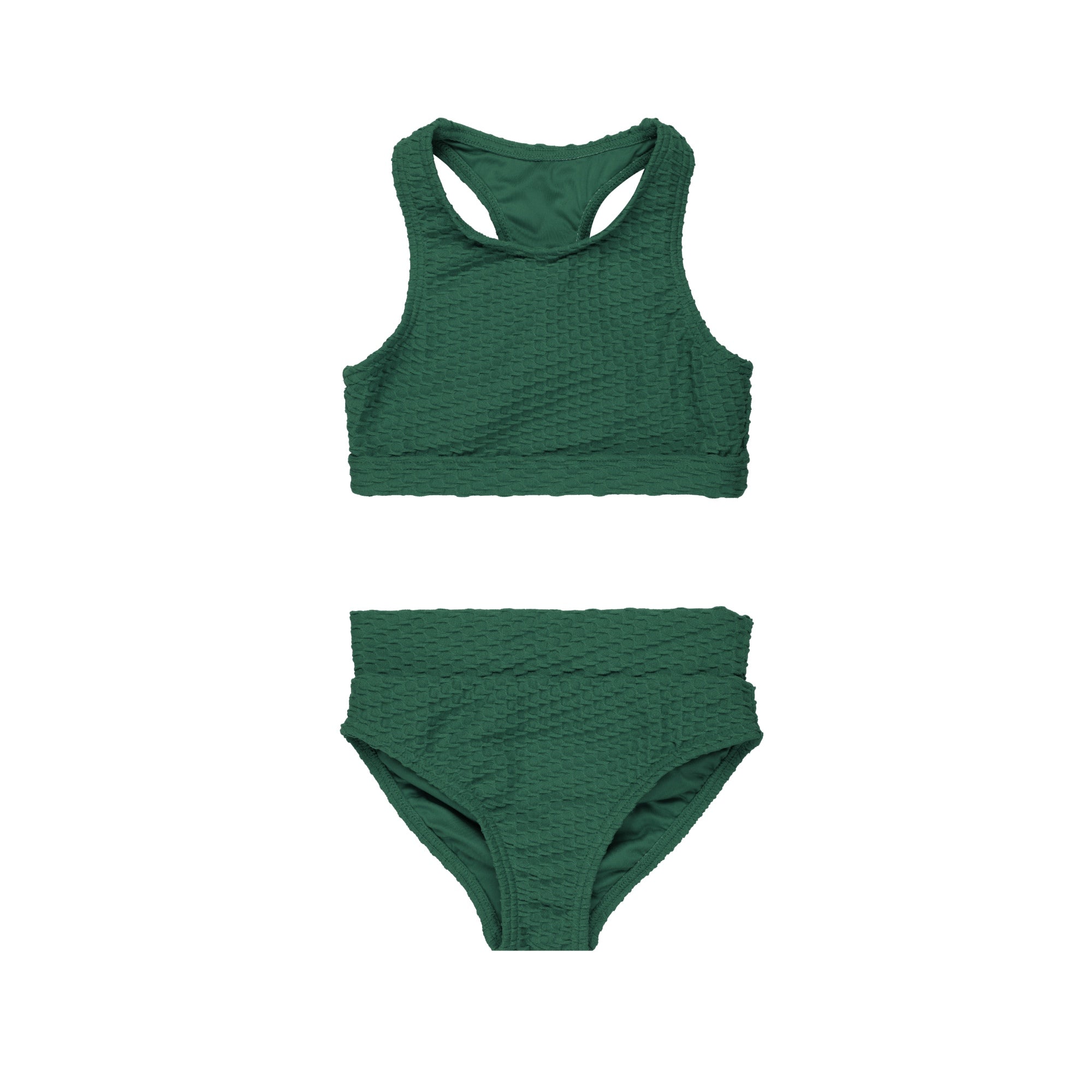 Mini Gia Active Set Final Sale - Emerald Waffle