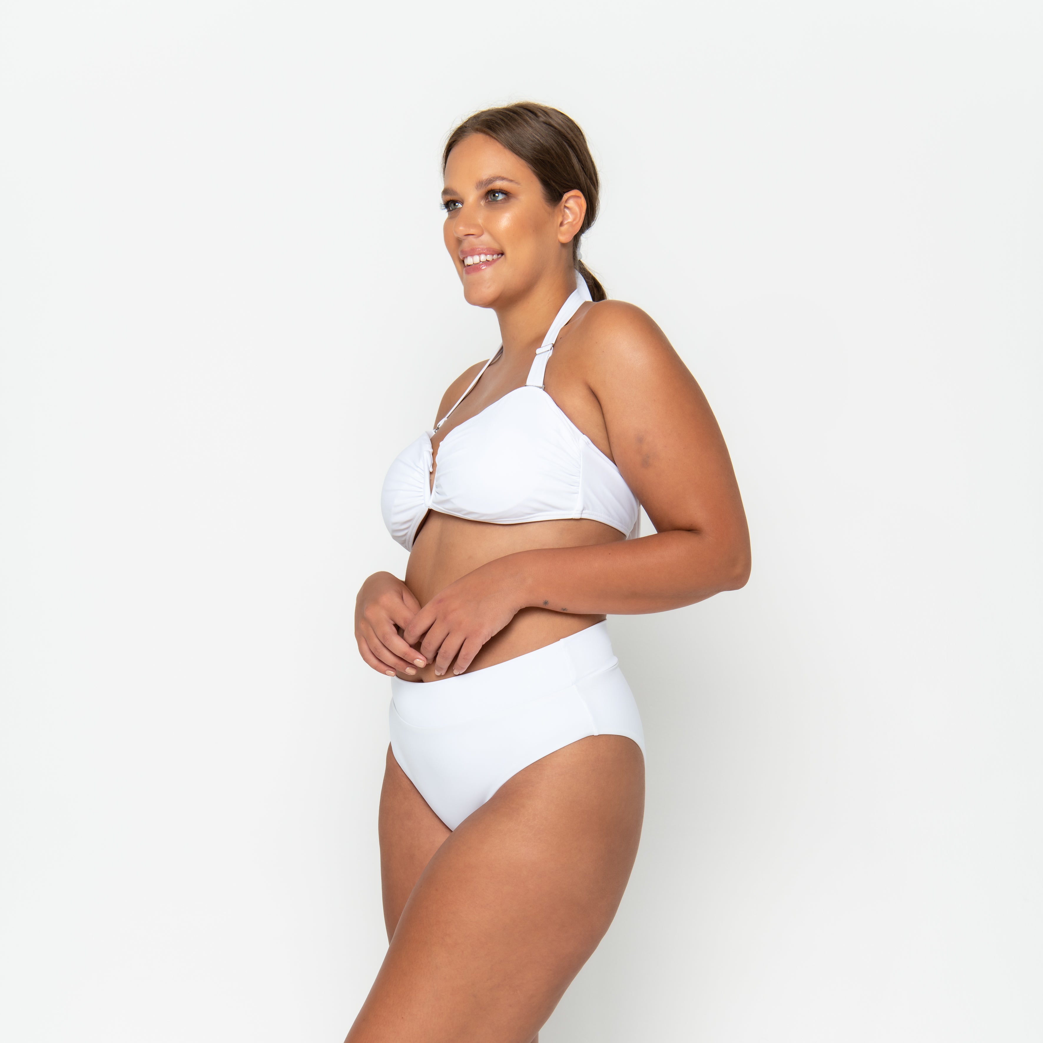 Scarlett Bandeau Top - Fresh White