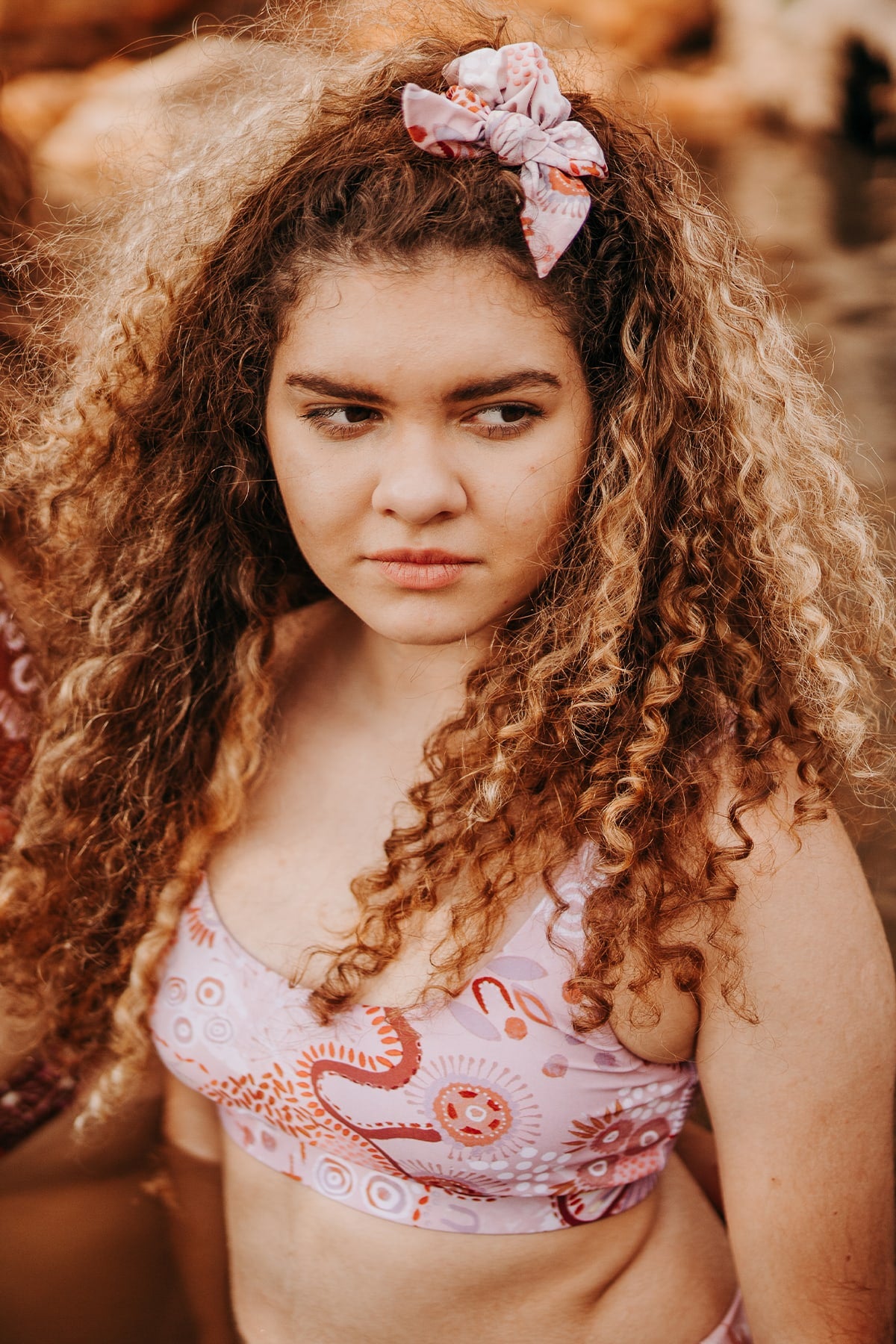 Gia Bikini Top Final Sale - Wadjin Pink