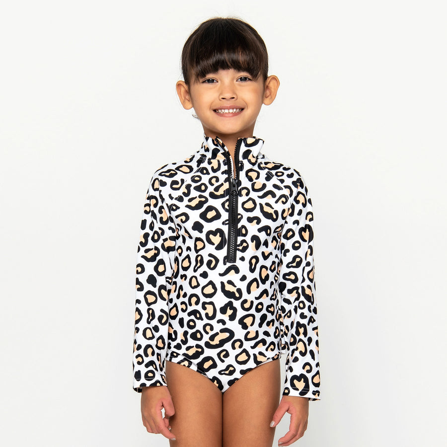 Mini Blake Surfsuit - Safari Leopard