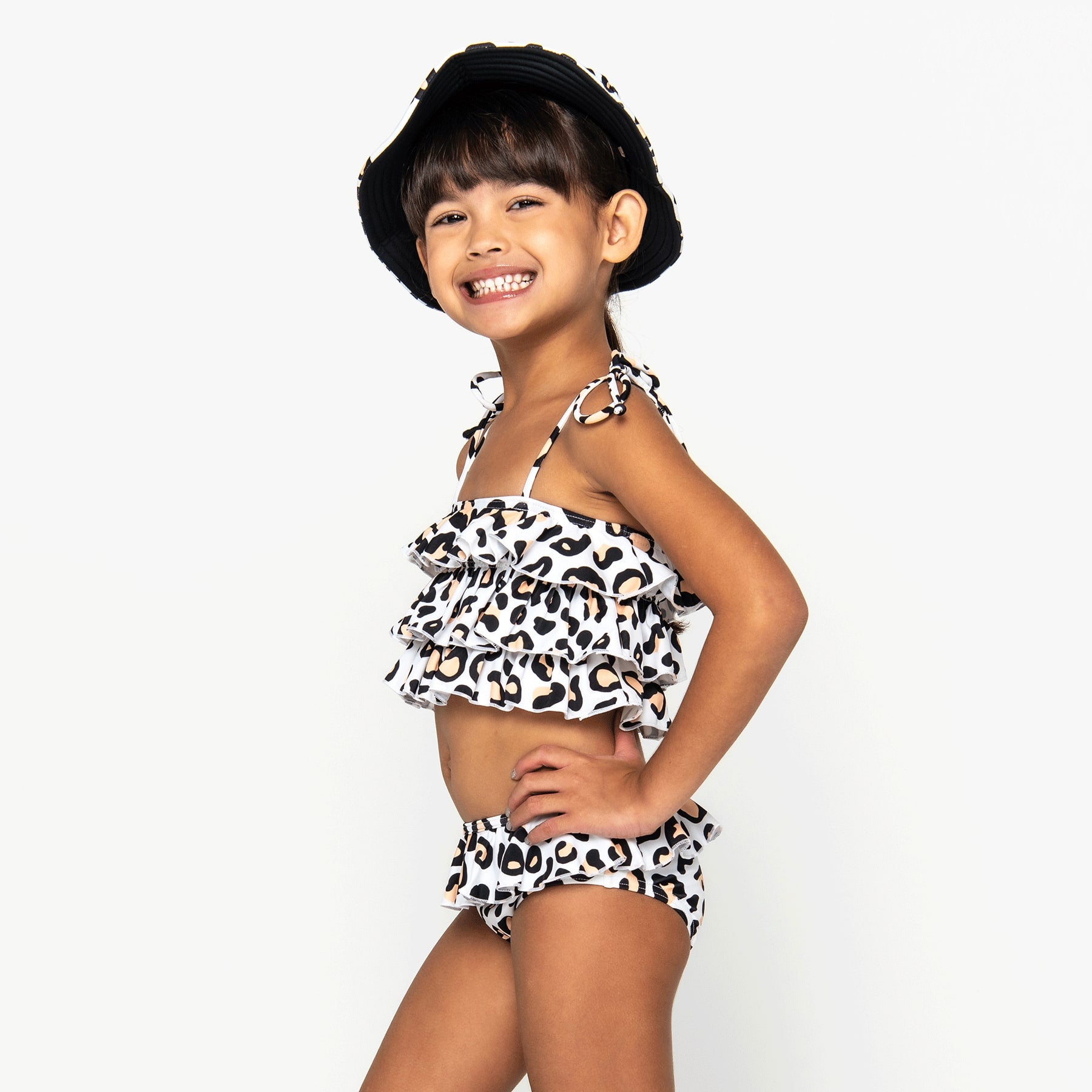 Mini Poppy Bikini Set Final Sale - Safari Leopard