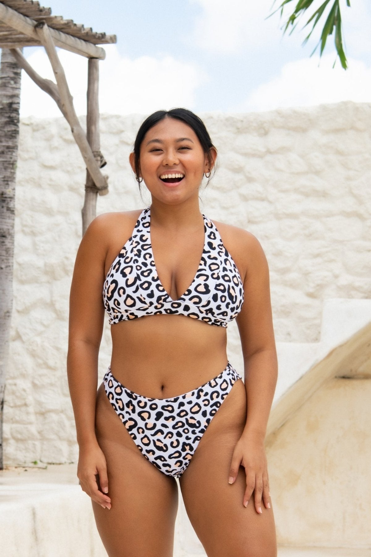 Infamous Swim Grace Bikini Bottom in Safari Leopard