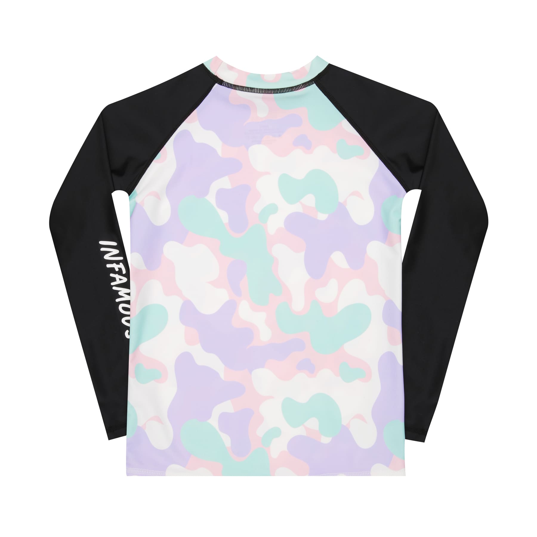 Mini Billy Rashie Top Final Sale - Pastel Camo