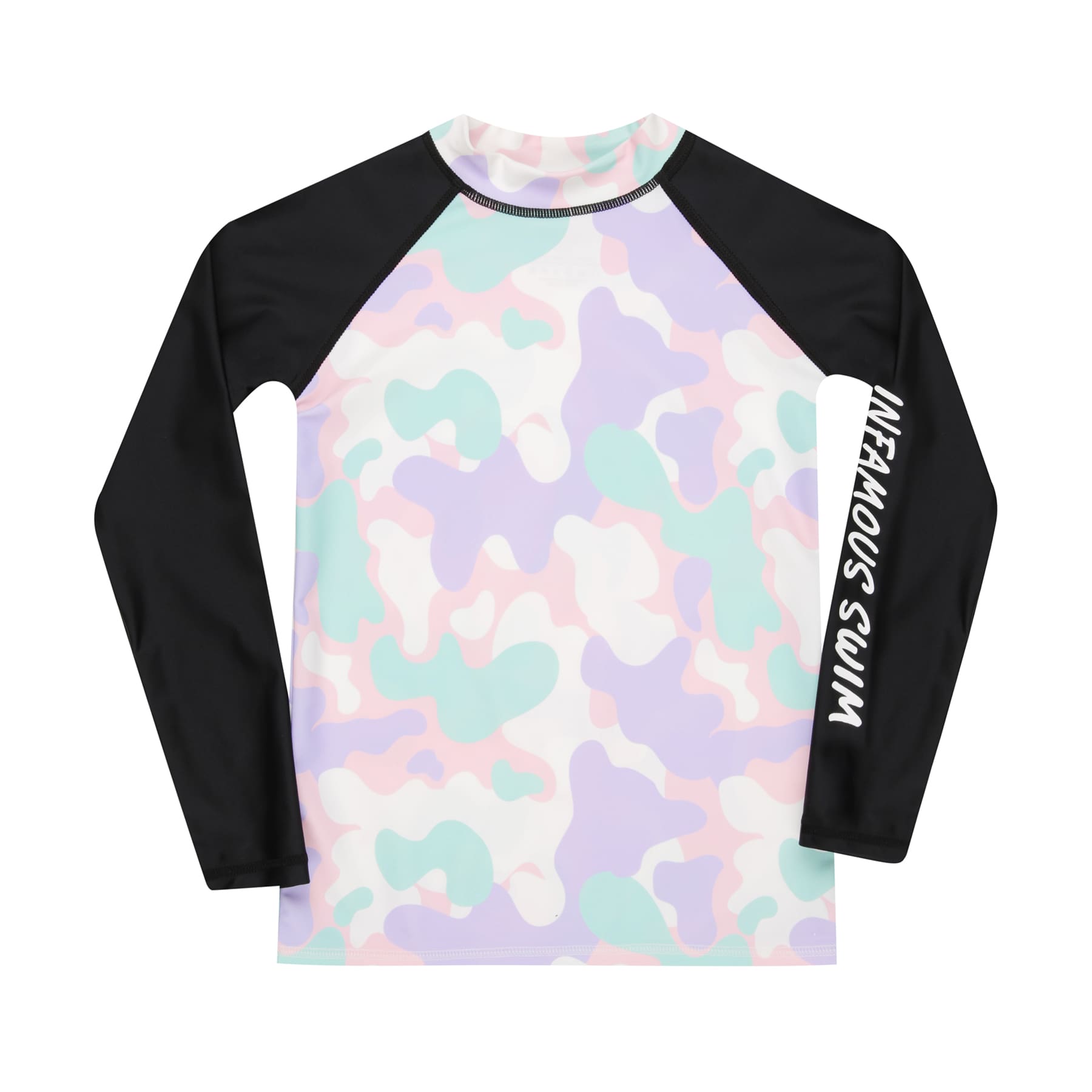 Mini Billy Rashie Top Final Sale - Pastel Camo