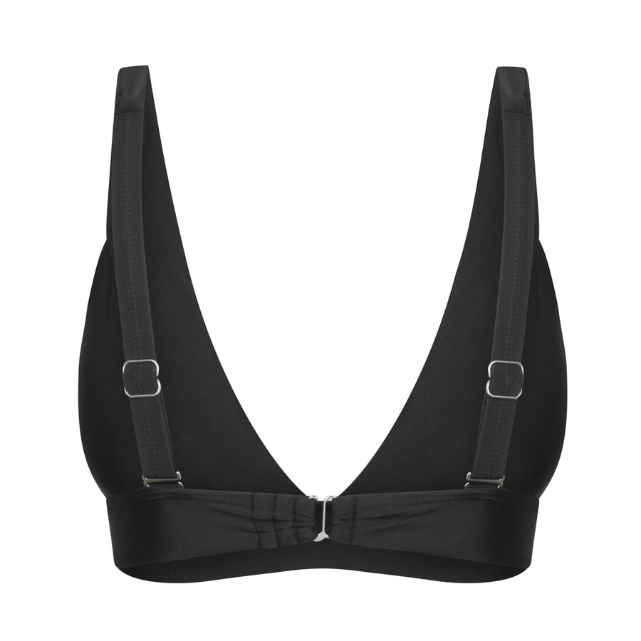 Lola Triangle Top - Black on Black